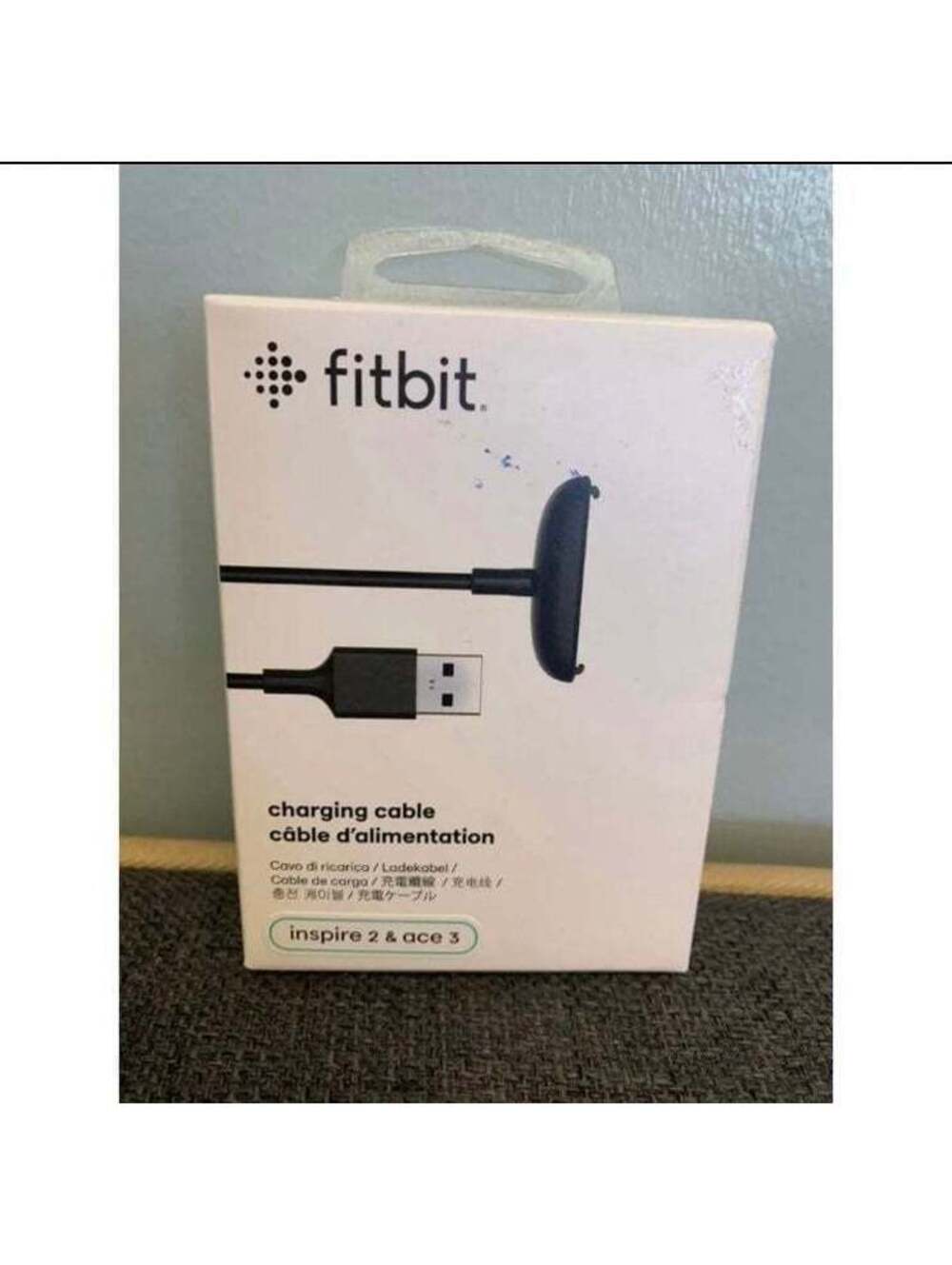 Fitbit Smartwatch Charging Cable cord - Inspire 2 or Ace 3 kids tracker magnetic